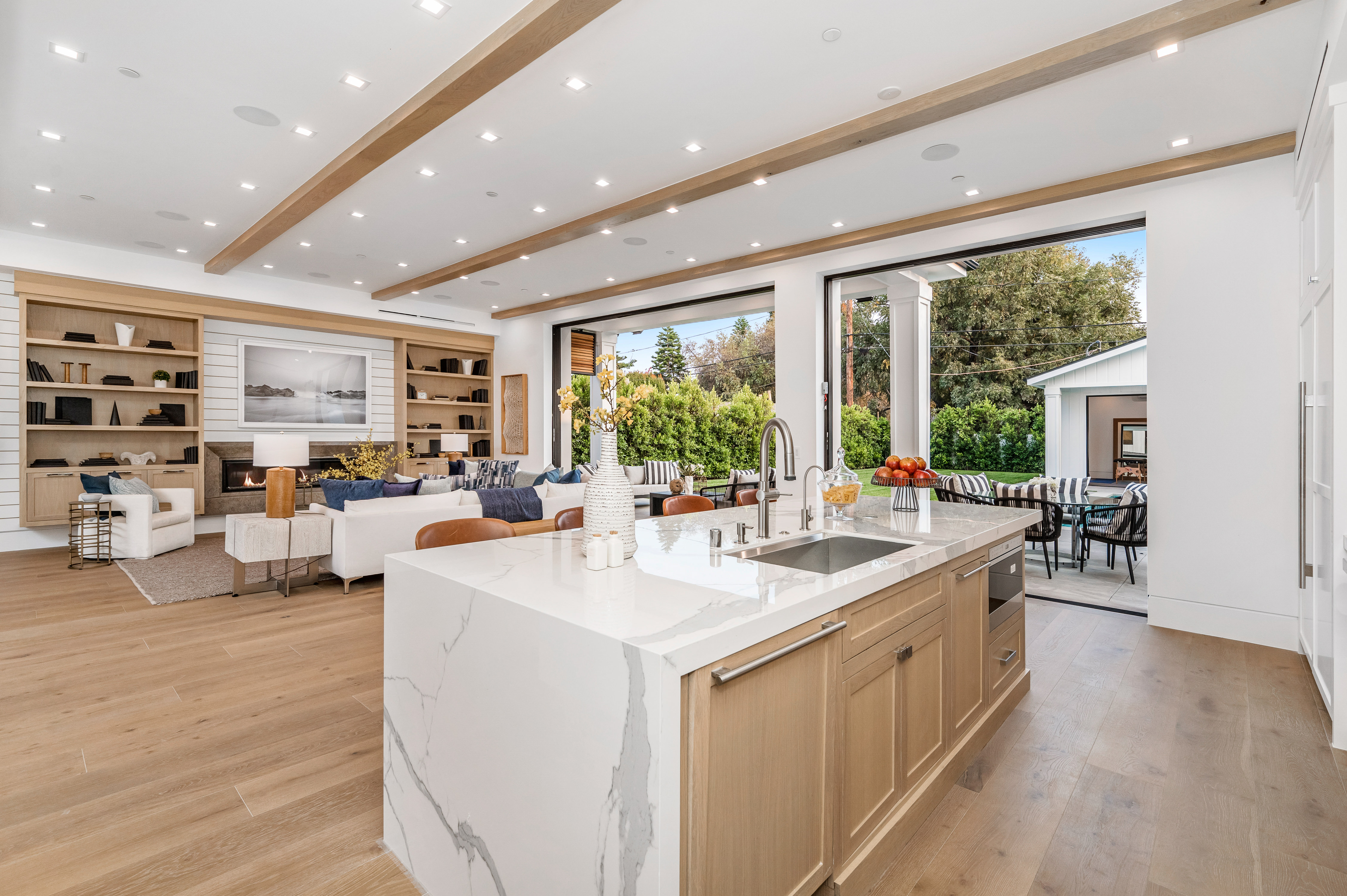 Kitchen Remodeling with Media Wall Installation in Sammamish, WA by 2A Construction